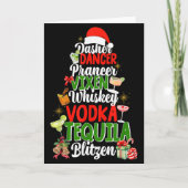 Dasher Dancer Prancer Vixen Moscato Vodka Tequila  カード (正面)