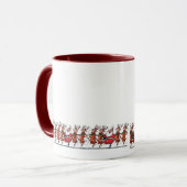 Dasher、Prancer、サンタ、ダンサーか。 マグカップ (正面左)