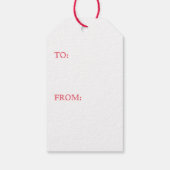 DASHER REINDEERギフトラベル ギフトタグ (裏面)