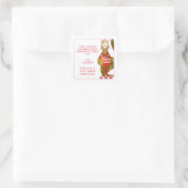 DASHER REINDEERスモールアドレス封筒用シール スクエアシール (バッグ)