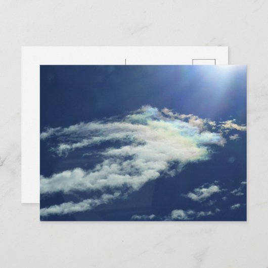 Dashing Rainbow Cloud ポストカード (正面/裏面)