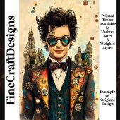 Dashing Steampunk男華美服P6デコページ 薄葉紙