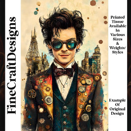 Dashing Steampunk男華美服P6デコページ 薄葉紙