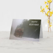 DASHING TO SAYハッピーバースデー カード (黄色い花)