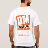 DaSilva媒体のロゴTのロゴの背部 Tシャツ (裏面)