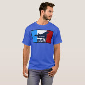 Dassault Rafale 80s retro Tシャツ (正面フル)