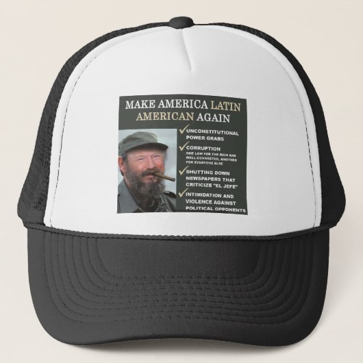 Dastro: アメリカをラテンアメリカに再度して下さい キャップ (正面)