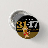 Datがスコアボタンに自慢して見せるニュー・オーリンズ 缶バッジ (正面&裏面)