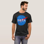 DATA統計おもしろいアナリスト宇宙Scientist Engi Tシャツ (正面フル)