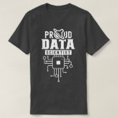 Data 誇りを持った Scientist Analyst Science Analytics Tシャツ (デザイン正面)