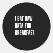 Data analyst ラウンドシール (正面)