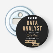 Data Analyst 栓抜き (正面)