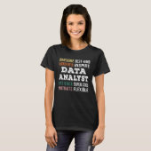 Data Analyst  Appreciation Tシャツ (正面フル)