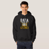 Data Analyst Data Never Lies People Do Data Scient パーカ (正面フル)