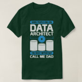 Data Architecture Database Architectパパ・ギフト Tシャツ (デザイン正面)