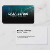 Data Chart Graphs | Analysis Logo 名刺 (正面/裏面)