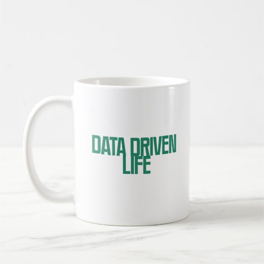 Data Driven Life | データ思考の日常 コーヒーマグカップ (左)