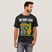 Data Entry Clerks Are Like Pineapples - Funny Work Tシャツ (正面フル)