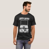 Data Entry Ninja Costume Data Management Tシャツ (正面フル)