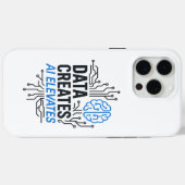 Data Foundation Ascent:抽象芸術AI高度化技術 Case-Mate iPhoneケース (裏面 (横))