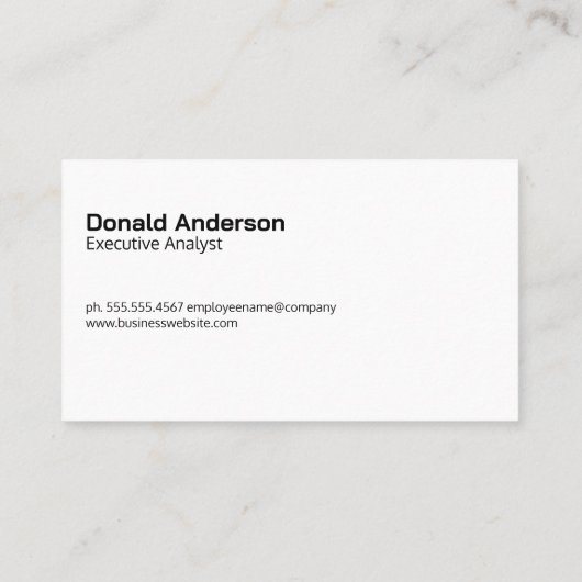 Data Graphs | Analysis Logo | Financials 名刺 (裏面)