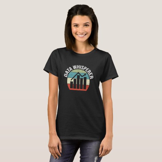 Data Hispeer Data Scientist おもしろい Data Analyst Tシャツ (正面フル)