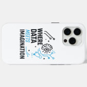 Data Imagination Nexus:抽象芸術・アルゴリズム Case-Mate iPhoneケース (裏面 (横))