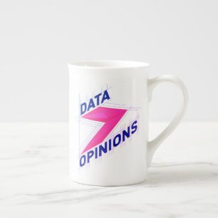 DATA > OPINIONS ジョークボーンチャイナマグカップ - 鮮やか ボーンチャイナマグカップ