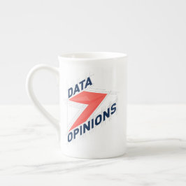 DATA > OPINIONS ボーンチャイナ マグ | ギーク コーヒー カップ