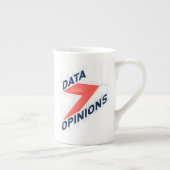 DATA > OPINIONS ボーンチャイナ マグ | ギーク コーヒー カップ (右)