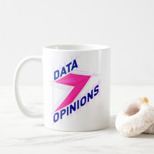 DATA > OPINIONS マグカップ | ジョークコーヒーカップ - 鮮やか