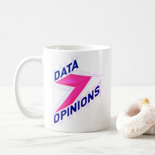 DATA > OPINIONS マグカップ ジョークコーヒーカップ - 鮮やか