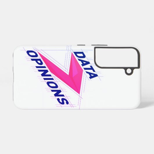 DATA > OPINIONS Phone Case | Geek Cover - Bright Samsung Galaxyケース (裏面横)