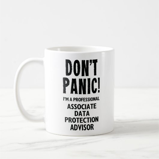 Data Protection Advisorの関連付け コーヒーマグカップ (左)