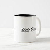Data Queen -会計2音式コーヒーマグ ツートーンマグカップ (正面右)