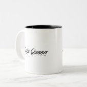 Data Queen -会計2音式コーヒーマグ ツートーンマグカップ (正面左)