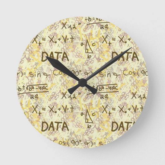 Data Science and Statistics Professional Wall ラウンド壁時計 (正面)