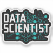 Data Scientist Data Analyst Gift シール (正面)