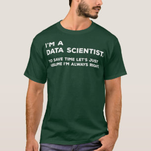 Data Scientitおもしろい Big Data Science Gift Tシャツ