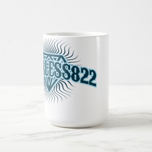 Dataless822ダイヤモンドのロゴのマグ コーヒーマグカップ (中央)