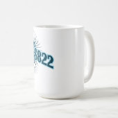 Dataless822ダイヤモンドのロゴのマグ コーヒーマグカップ (正面右)