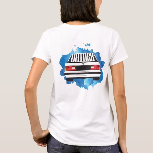 Datass BMW E30 Tシャツ (裏面)