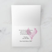 Dateのヒトデと結婚真珠を保存する 案内状 (内部)