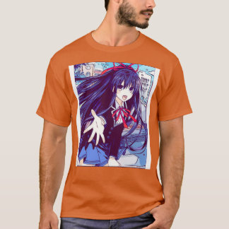 Date A Live Tohka八斗神スケッチ Tシャツ