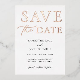 Date Foil招待状の保存 箔招待状