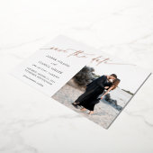 Date Foil招待状の保存 箔招待状 (回転した状態)