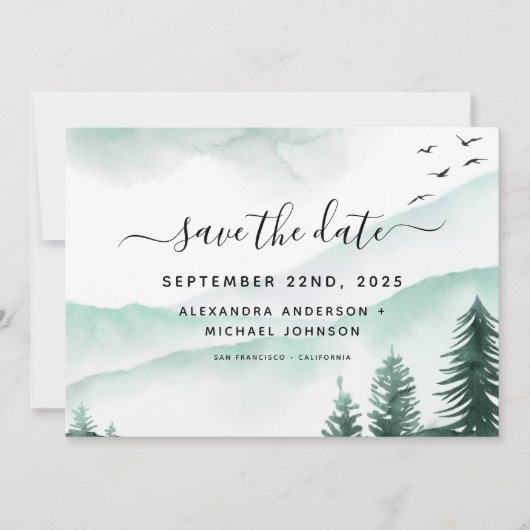 Date Forestの水の色素朴を変更して保存 セーブザデート (正面)