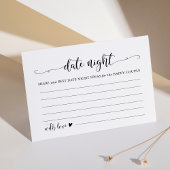 Date Jarの結婚アドバイスDate Nightアイディアカード