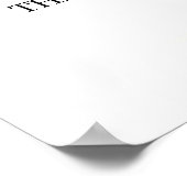 Date Jar Bridal Shower sign ポスター (角)