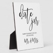 Date jar sign tabletop  Plaque フォトプラーク (側面)